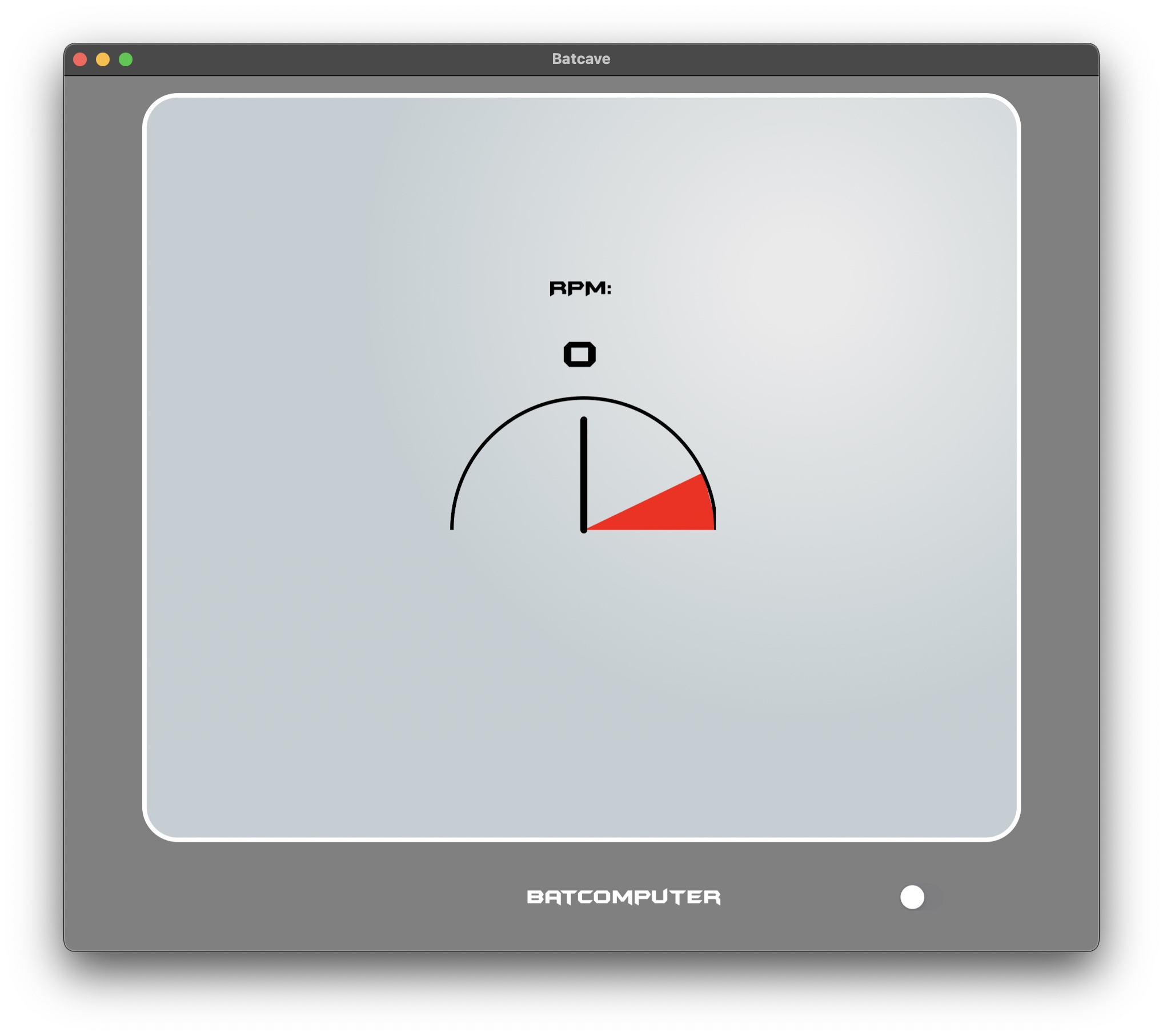 Bat R Entry Graphics Holy MauiGraphics Batman! Part 2: The RPM Gauge